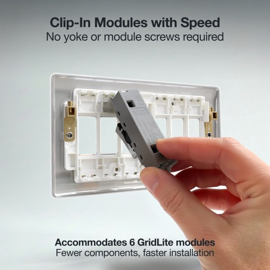 BG Grid Lite Polished Chrome 6G Cover